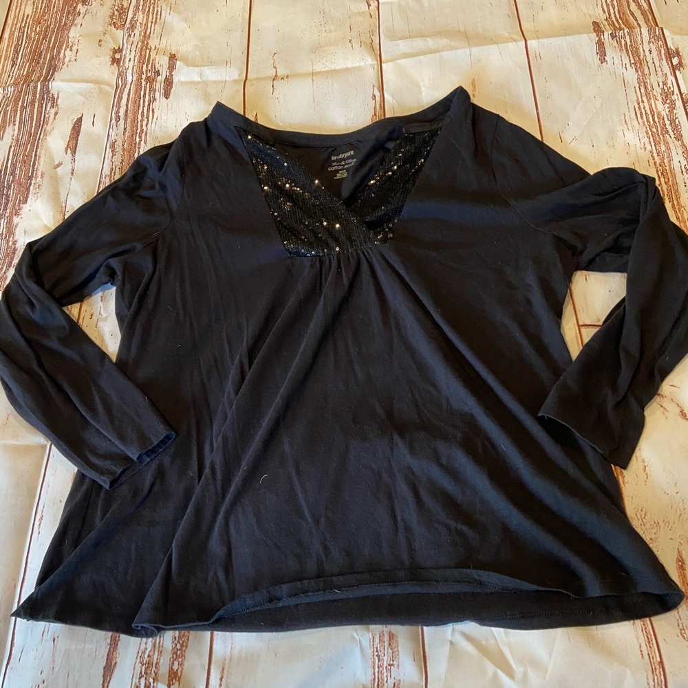Sequins detail top